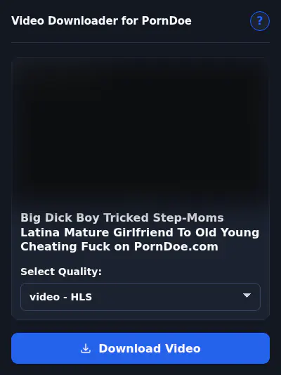 Porndoe Video Downloader browser extension screenshot 5